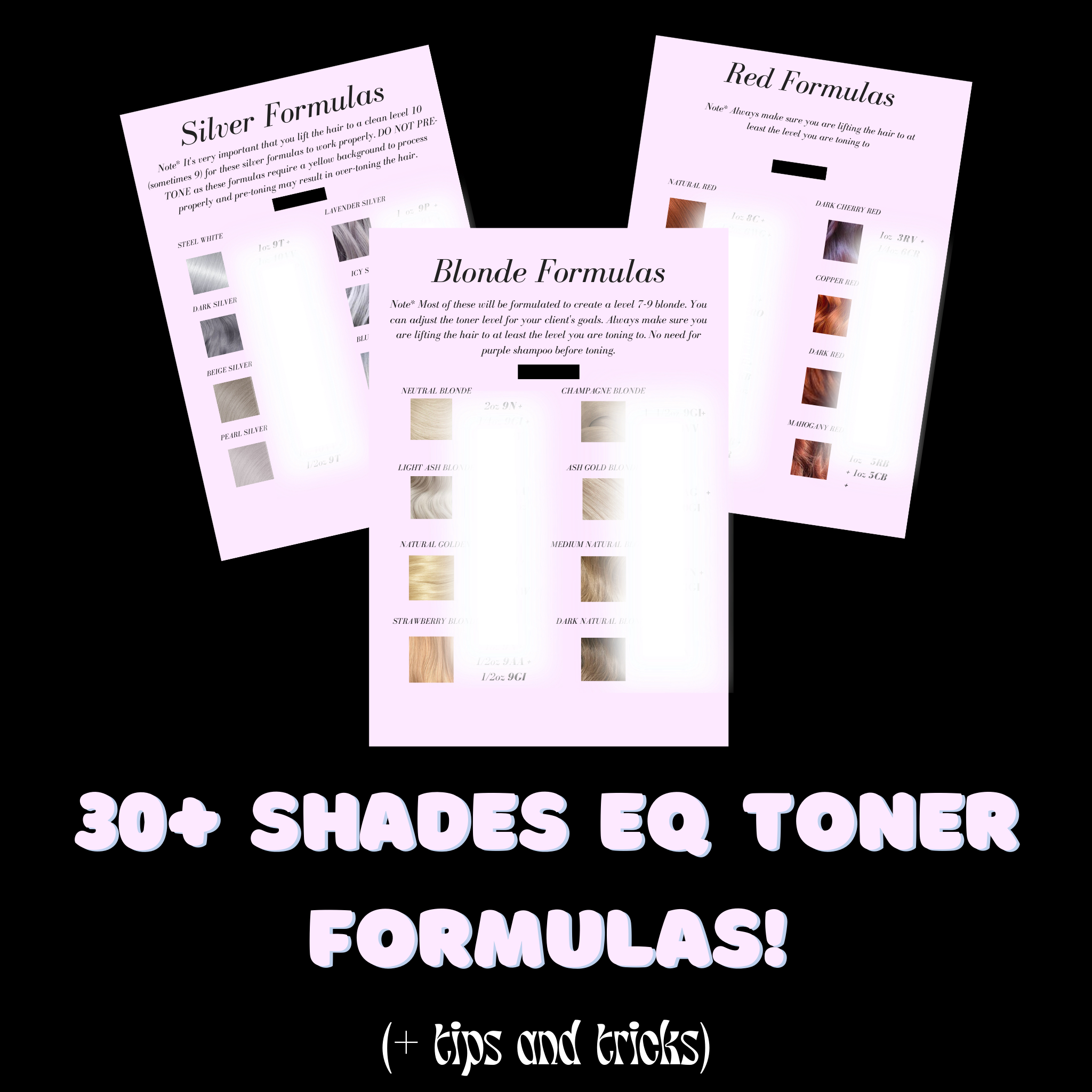 2025 Shades Eq Toner Formula Bible PDF (UPDATED)